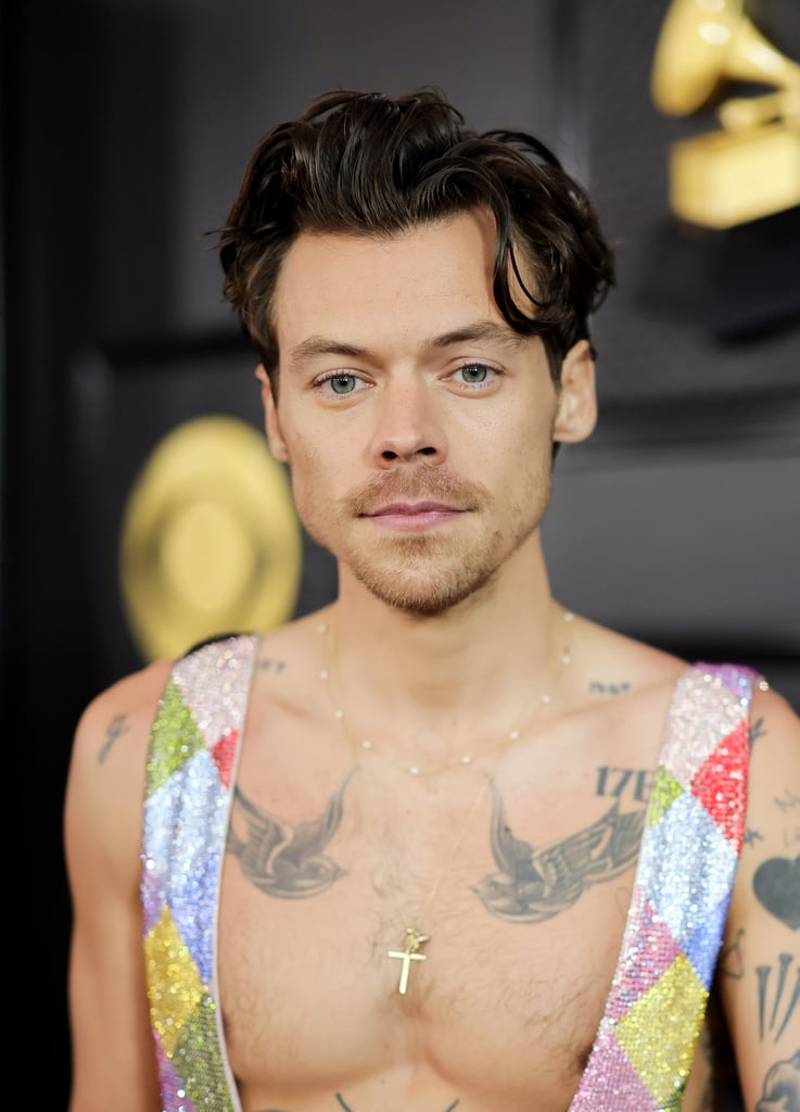 Harry Styles Attends the 2023 Grammys POPSUGAR Celebrity UK
