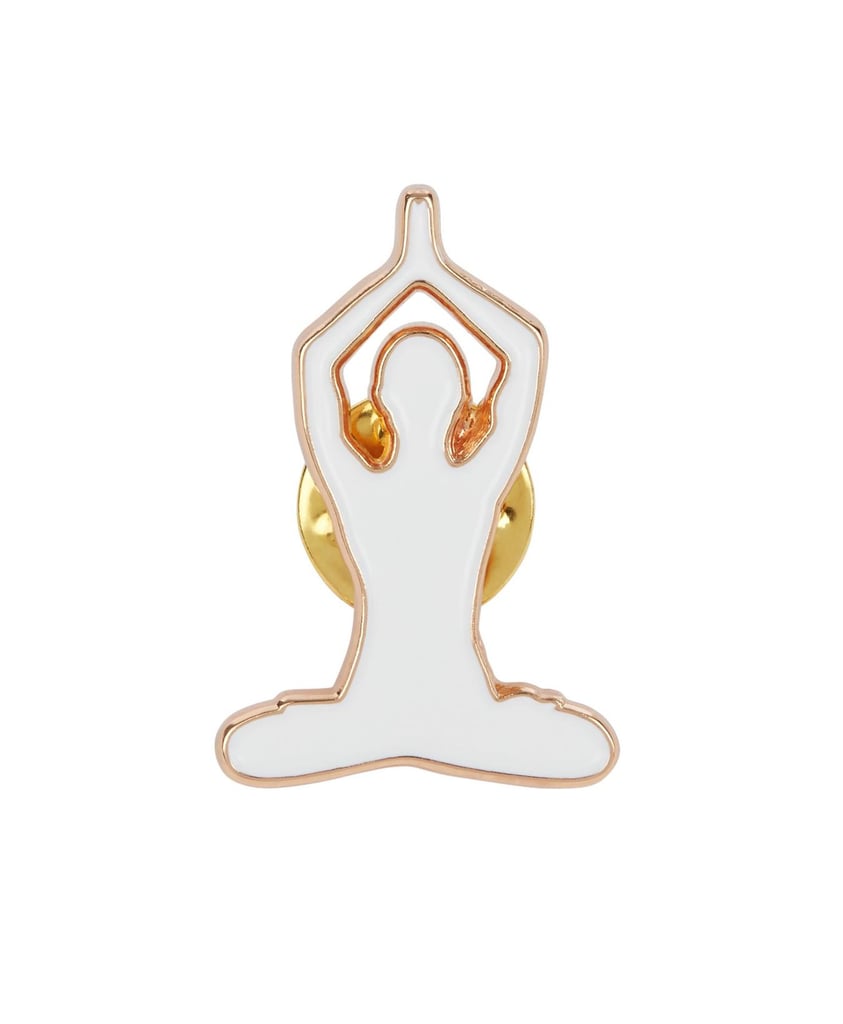 Sweaty Betty Lotus Yoga Pose Pin