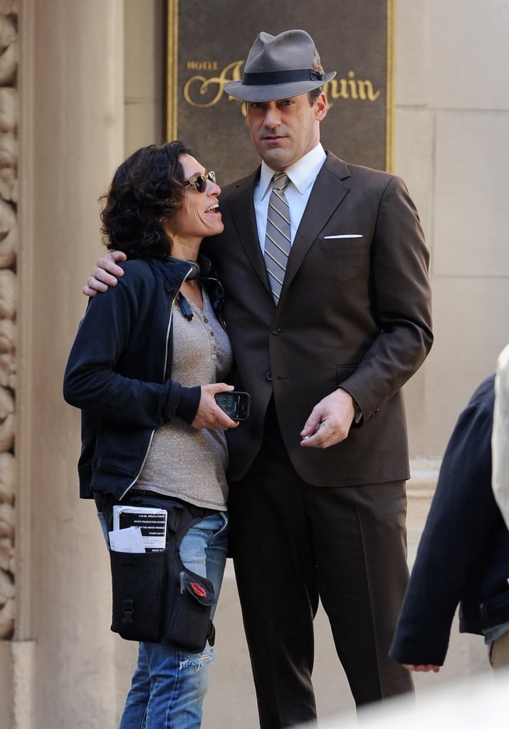 Jon Hamm on the Set of Mad Men in LA