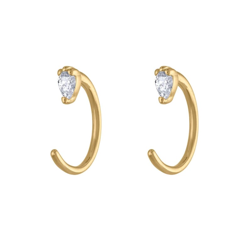 Maison Miru Dewdrop Huggie Earrings