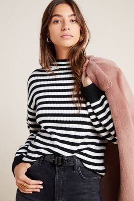 Line & Dot Sydney Balloon-Sleeved Sweater