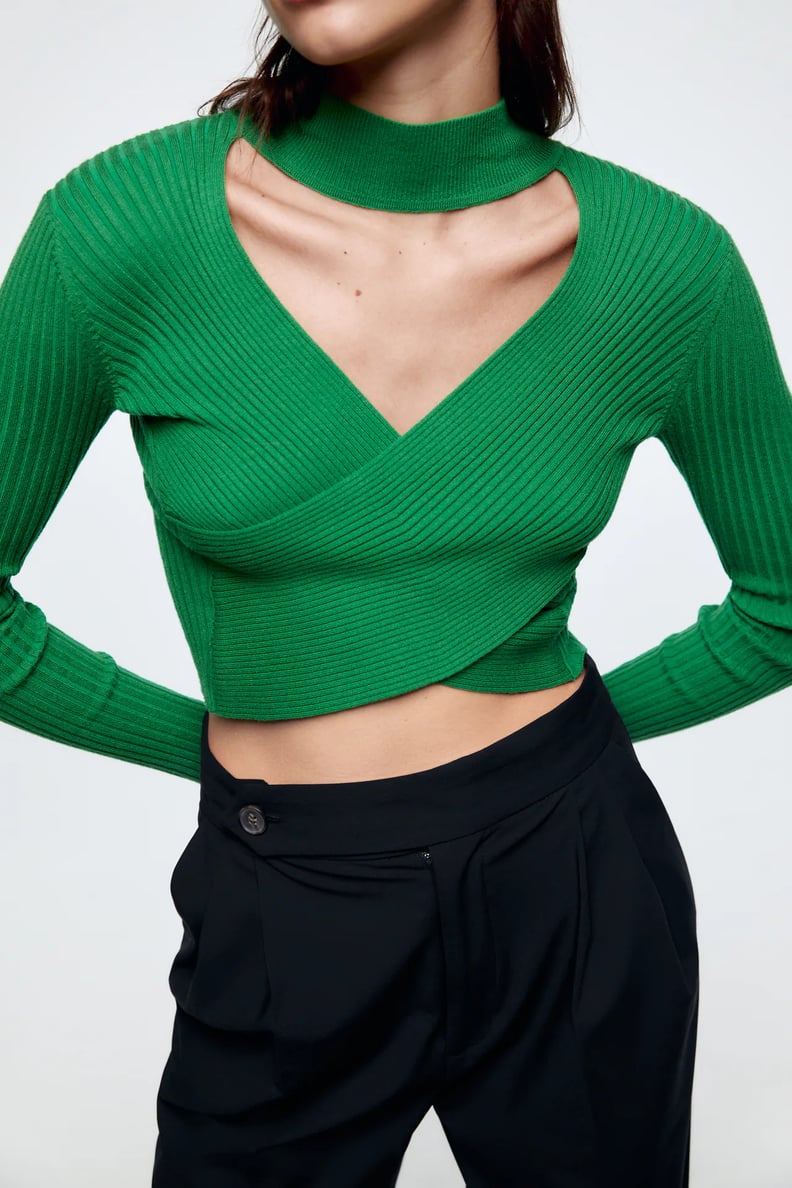 All Wrapped Up: Cut Out Knit Top
