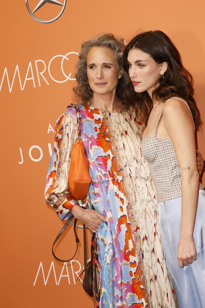 Andie MacDowell and Daughter Rainey Qualley at Fashion Show
