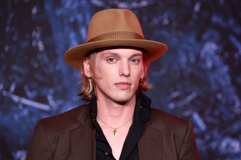 BROOKLYN, NEW YORK - MAY 14: Jamie Campbell Bower attends Netflix's 