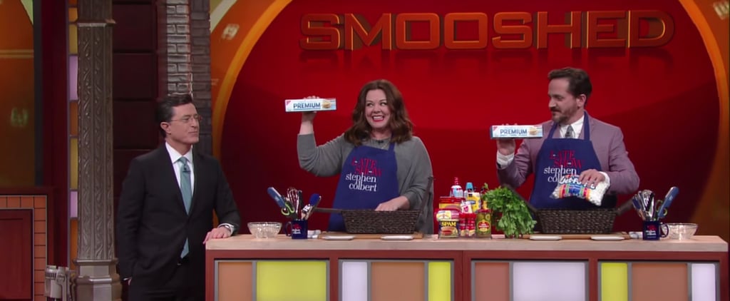 Melissa McCarthy Chopped Video on Stephen Colbert