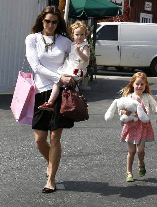 Brooke took her Henchy girls out for some shopping at Calypso. Brooke took her Henchy girls out for some shopping at Calypso.