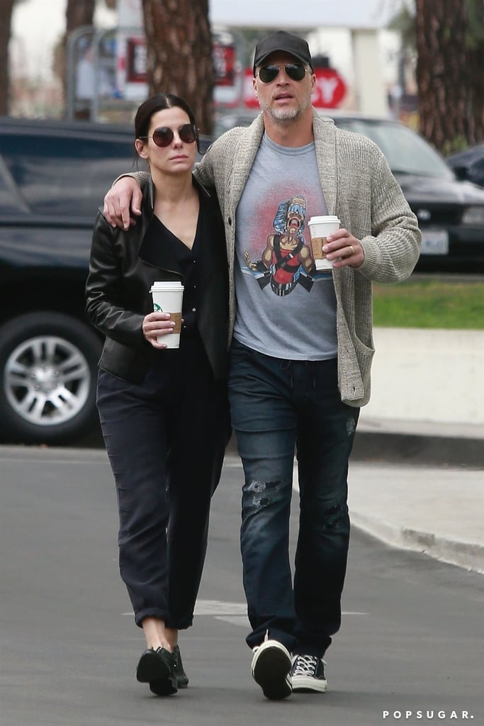 Sandra Bullock's Boyfriend Bryan Randall Wearing Gold Band