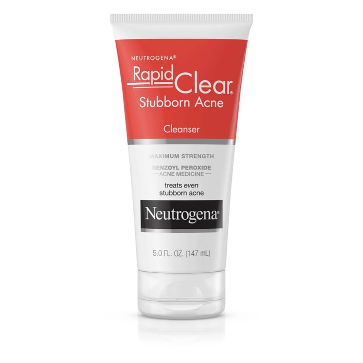 Benzoyl Peroxide Cleanser Neutrogena Rapid Clear Stubborn Daily Acne