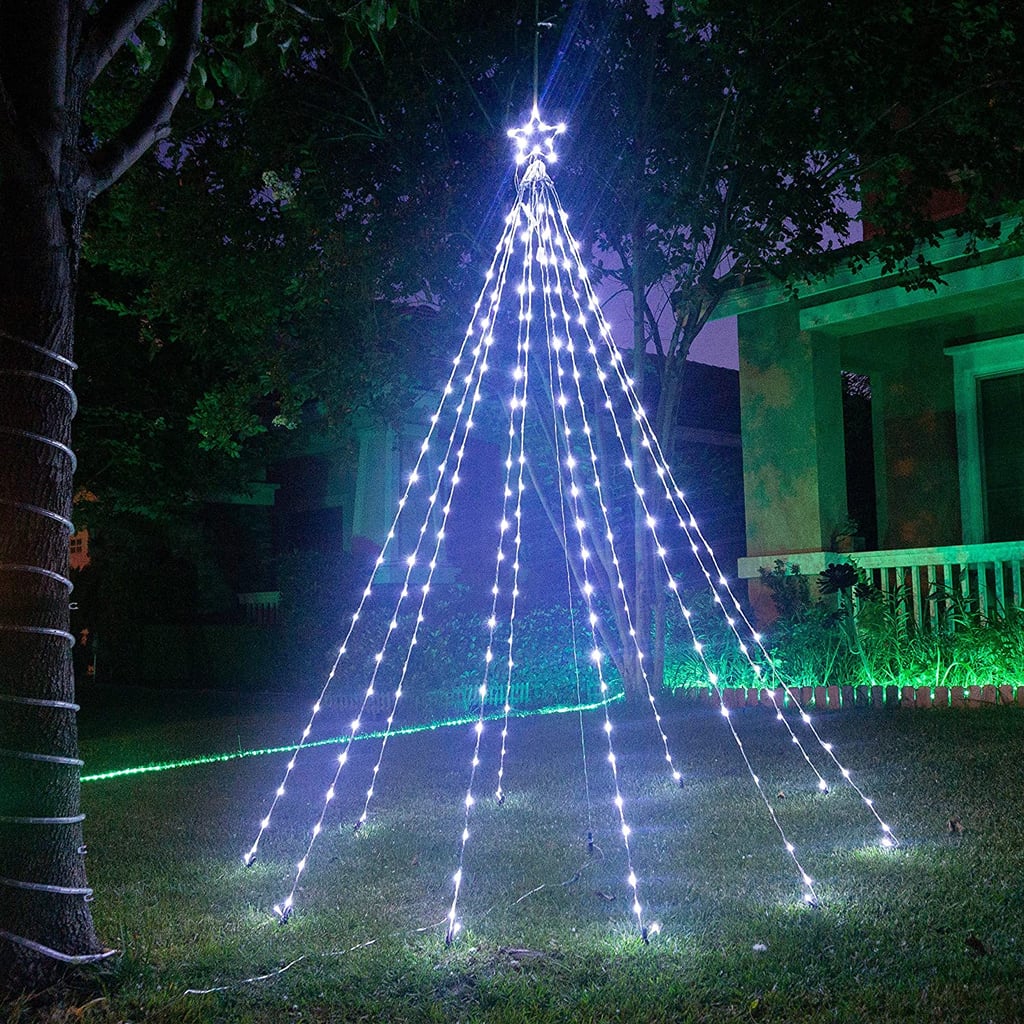 Waterfall Christmas Cone Tree Lights