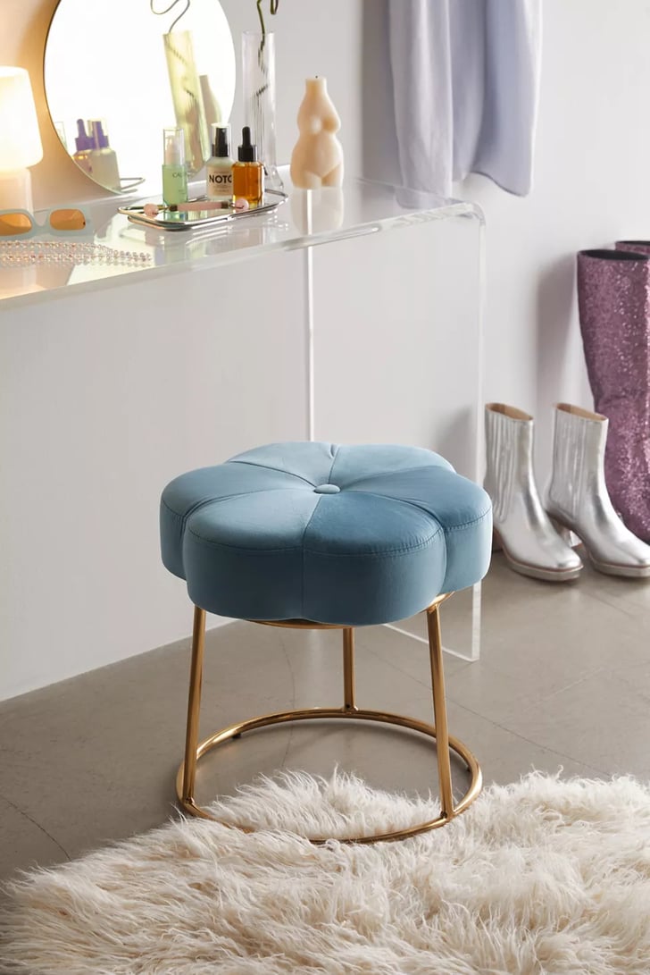 Flower vanity stool hotsell