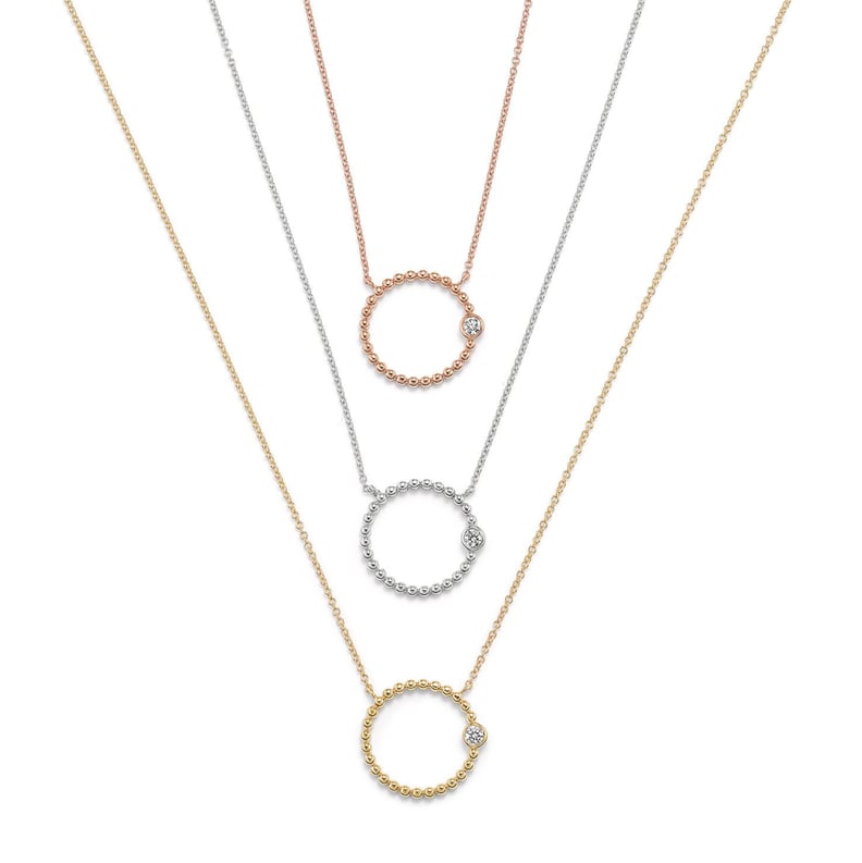 Sheryl Jones Jeps钻石圈Necklace