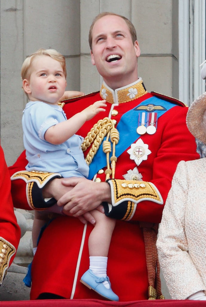 Will and George were twin spectators at Trooping the Colour in 2015.