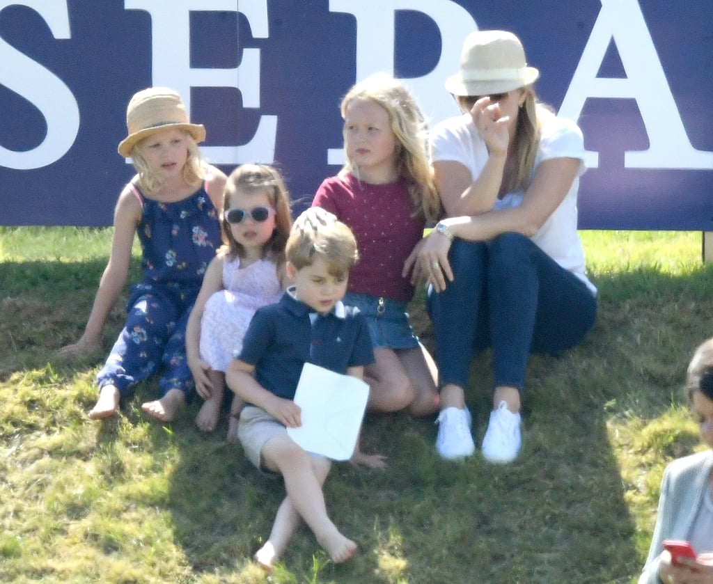 Isla Phillips, Princess Charlotte, Prince George, and Savannah Phillips