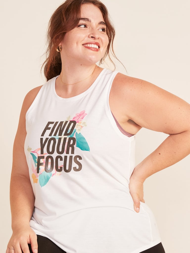 Graphic Muscle Plus-Size Tank Top