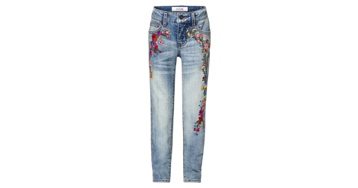 embroidered jeans target