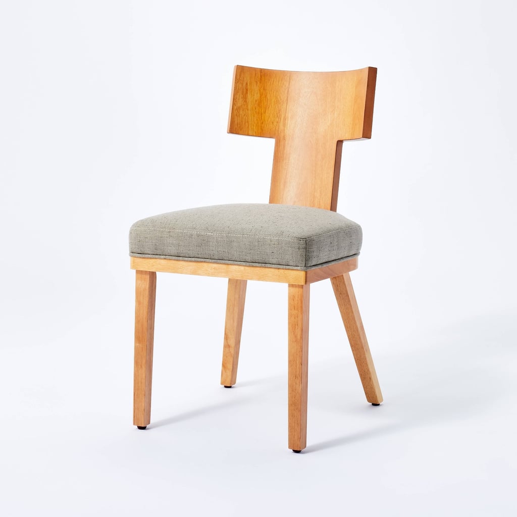 A Statement Dining Chair: Threshold designed with Studio McGee Salduro Sculptural Wood Dining Chair