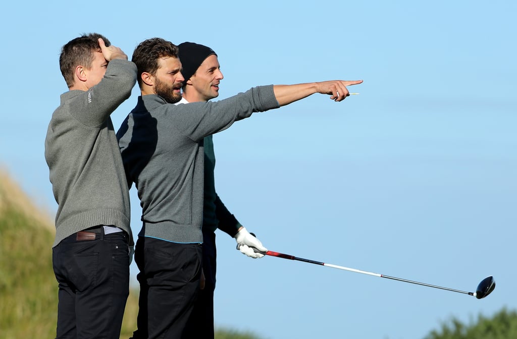 Jamie Dornan Golfing Pictures