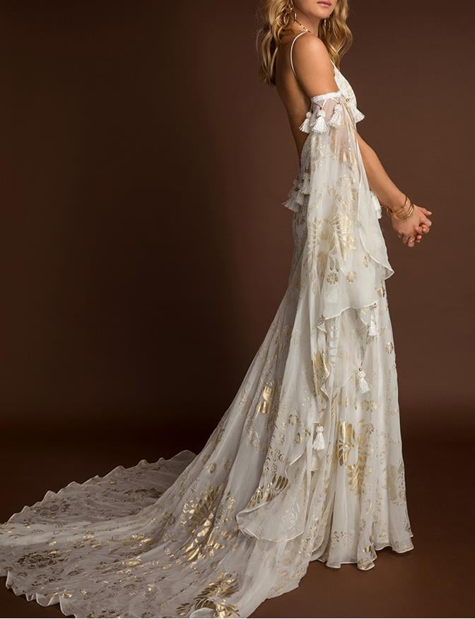 Gold Wedding Dresses Popsugar Fashion