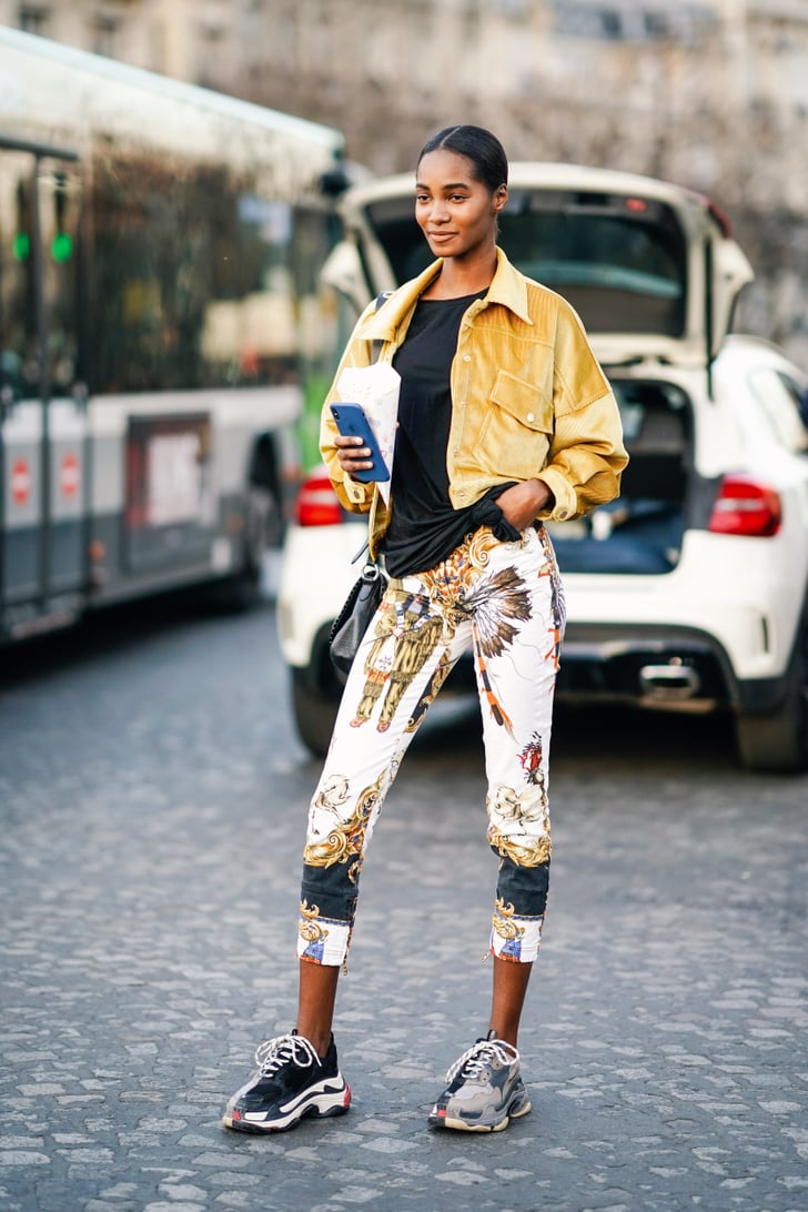 Pick a Bold Pattern and Match to Your Jacket | How to Wear Leggings For ...