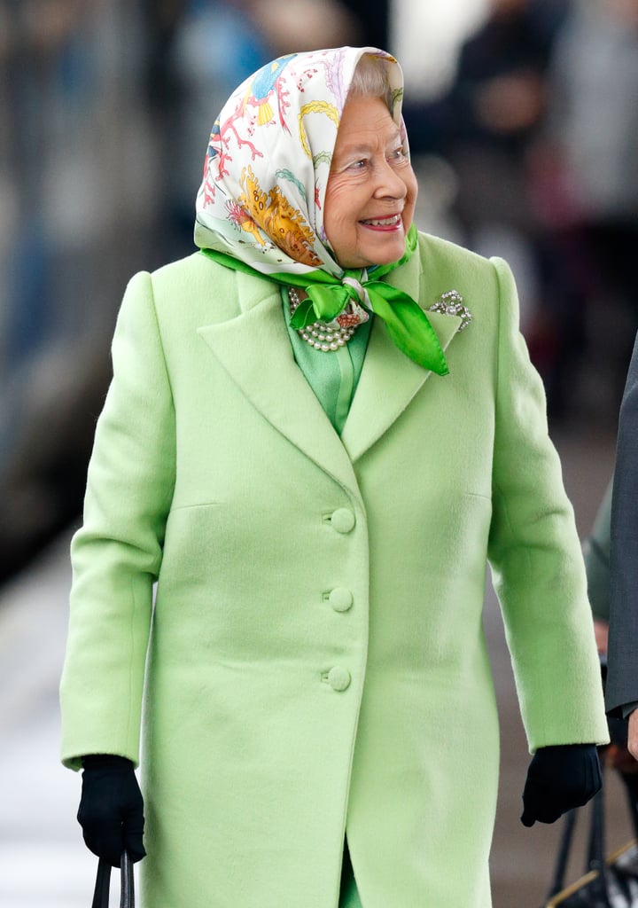 Queen Elizabeth II Catching Train to King's Cross Feb. 2017