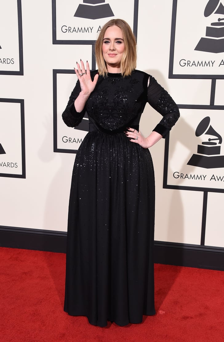 Adele Grammys Red Carpet Dresses 2016 POPSUGAR Fashion Photo 11
