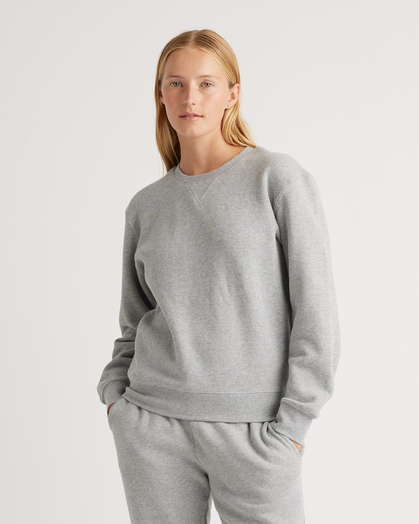 Quince Organic Heavyweight Fleece Boyfriend Crew