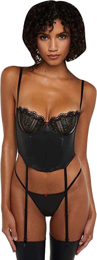 A Sexy Corset: Savage x Fenty Renaissance Rose Bustier and Renaissance Rose String Thong Panty