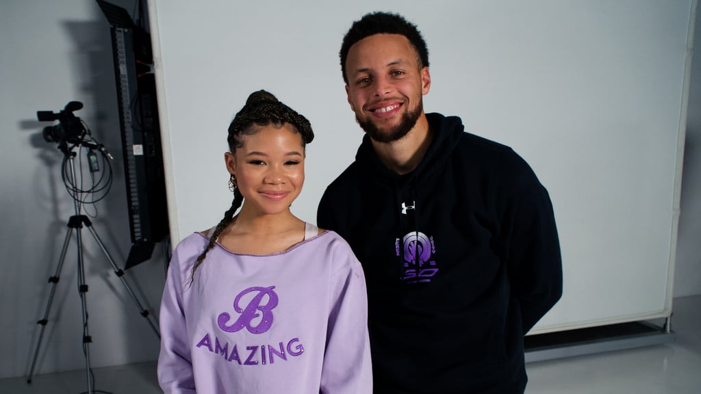 Storm Reid and Steph Curry's Curry 7 Shoe Collab