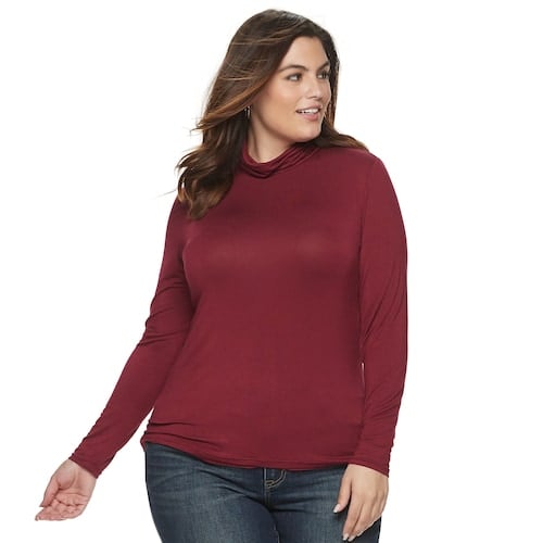 EVRI Plus Size Turtleneck