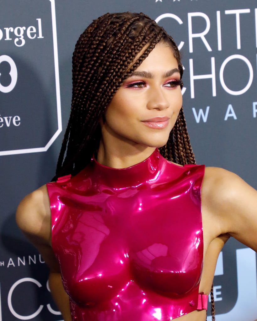 Zendaya at the 2020 Critics' Choice Awards