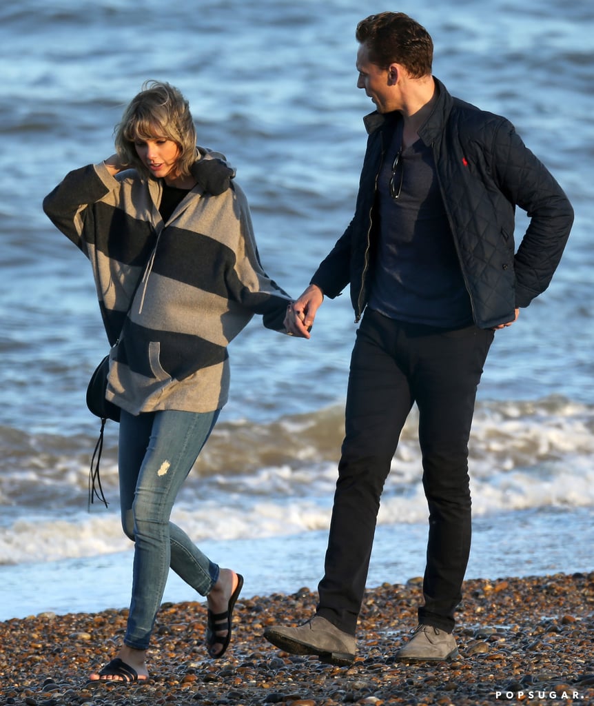Taylor Swift and Tom Hiddleston With His Mom in the UK
