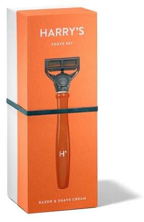 Harry's 2 in 1 Shaving Set in Orange ($15)