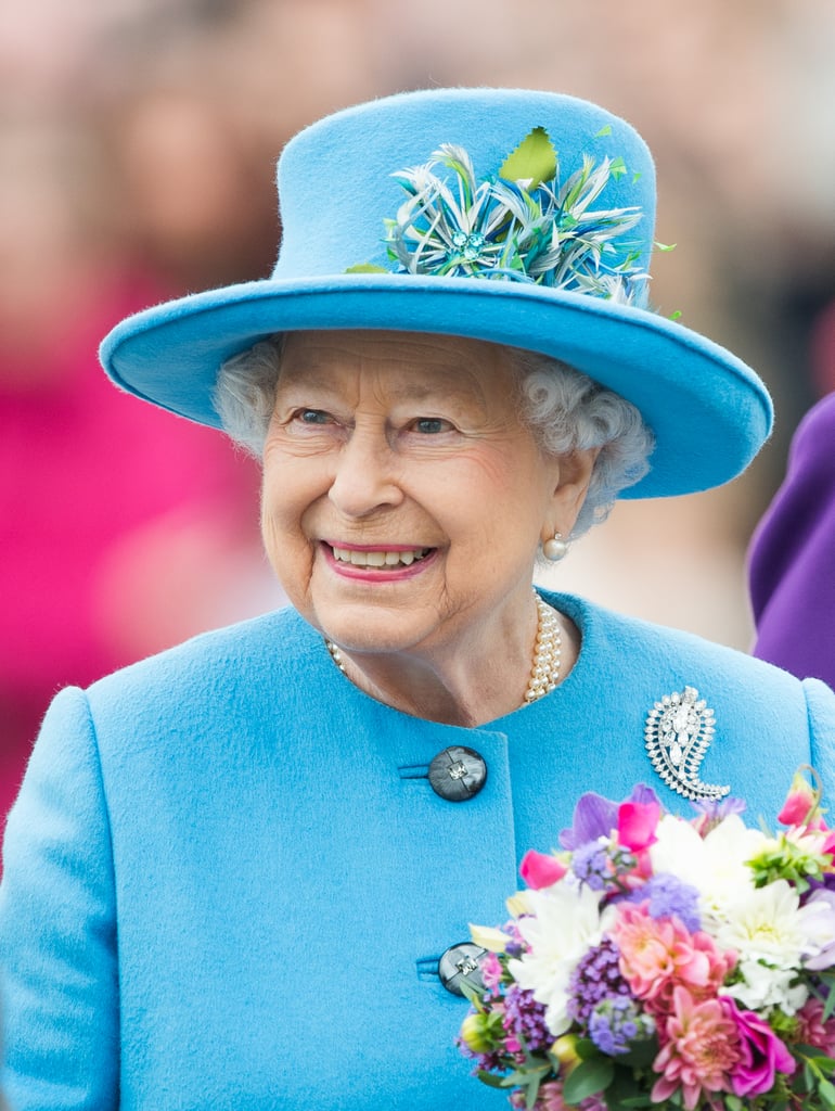 Queen Elizabeth at Waitrose Store in Poundbury Oct. 2016