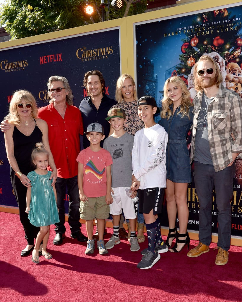 Kurt Russell S Family At The Christmas Chronicles Premiere Popsugar Celebrity