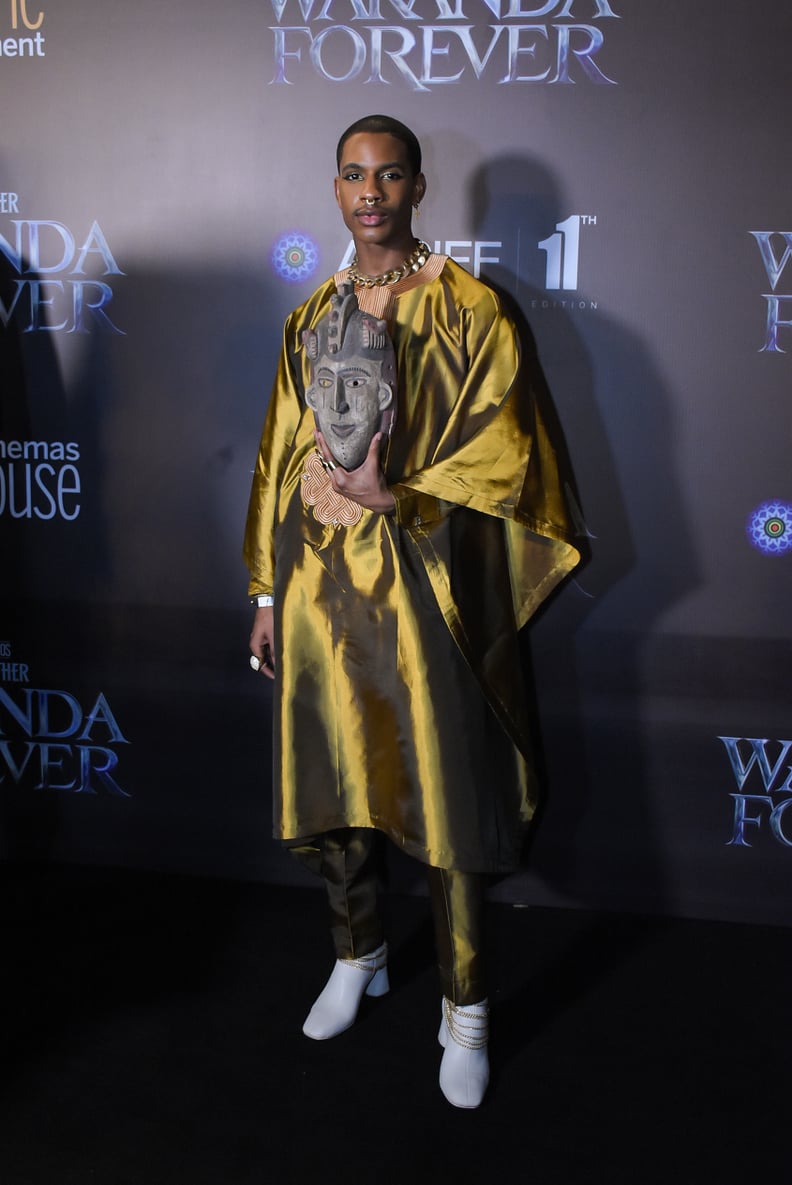 Denola Grey at the "Black Panther: Wakanda Forever" Lagos Premiere