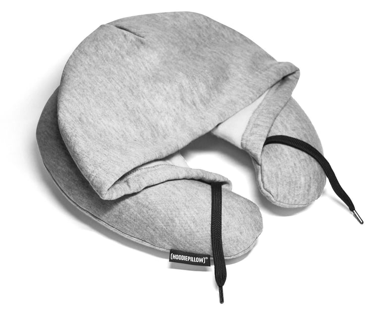 Inflatable Travel Hoodie Pillow