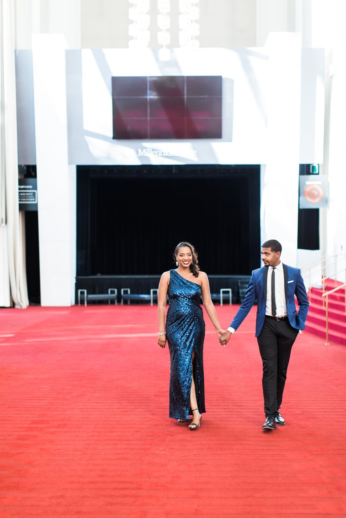 Glam Red Carpet Engagement Ideas