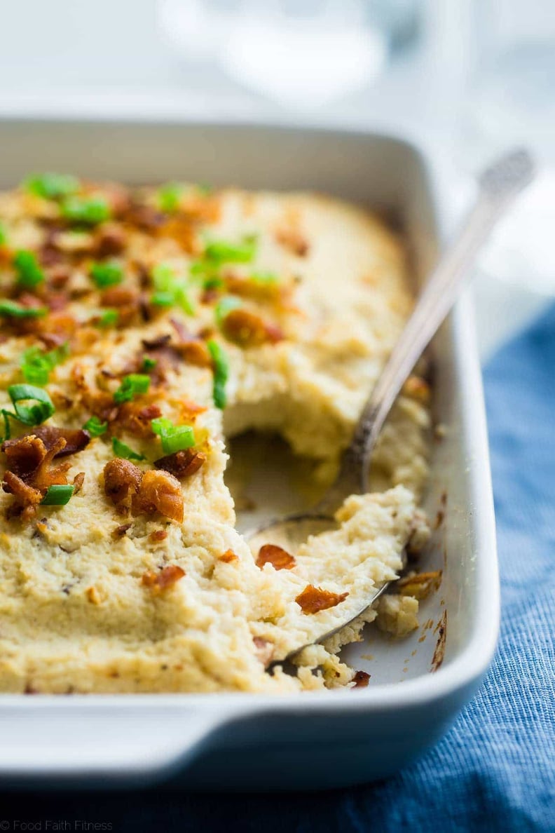 Goat Cheese Cauliflower Bake