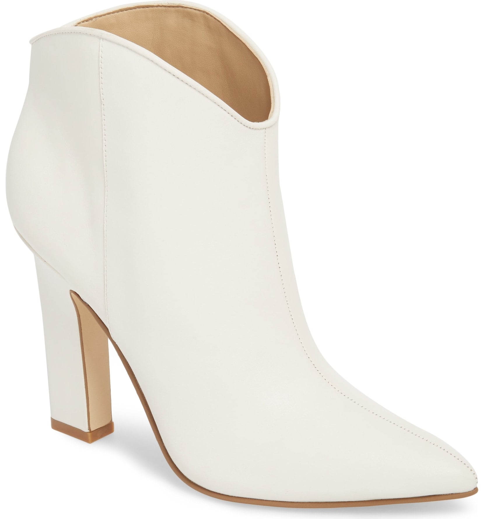 nordstrom white ankle boots