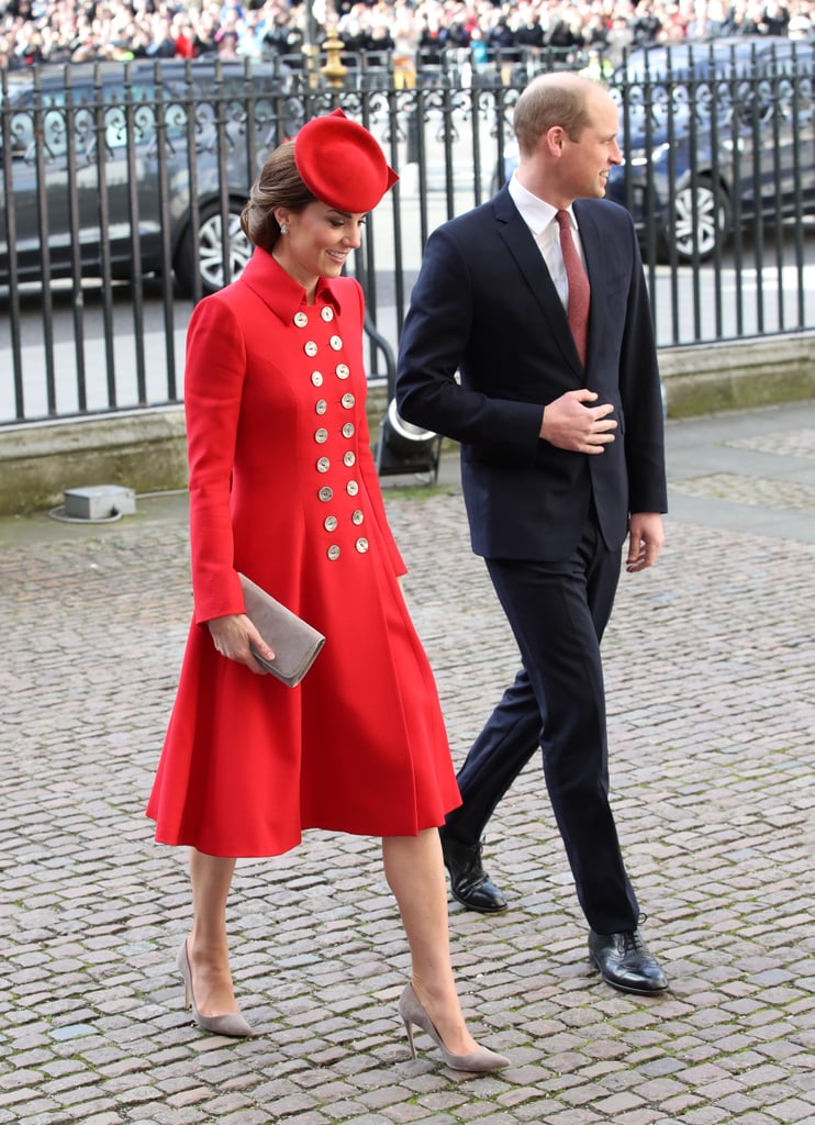 Kate Middleton's Red Catherine Walker Coat March 2019