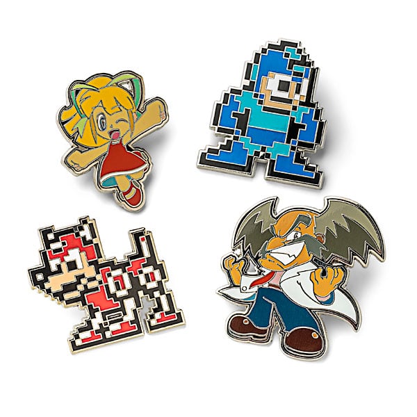 Megaman Characters Pin Set