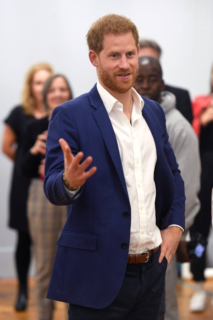 Prince Harry in Nottingham on World Mental Health Day Photos