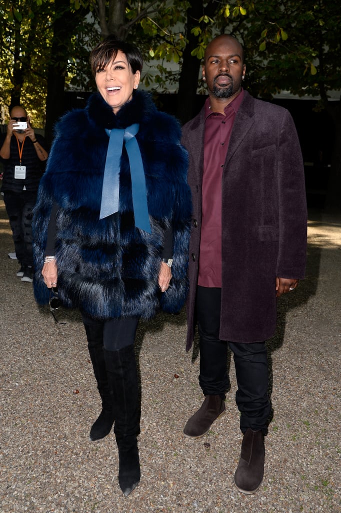 Kris Jenner and Corey Gamble | Celebrities Front Row at Paris Fashion