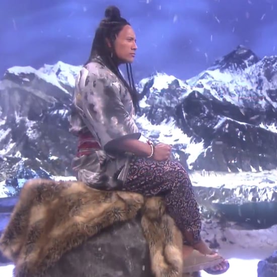 Intense Staredown With The Rock on The Tonight Show