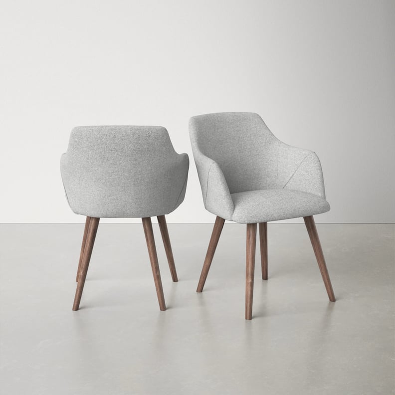 Contemporary Chairs: AllModern Jace Upholstered Arm Chairs
