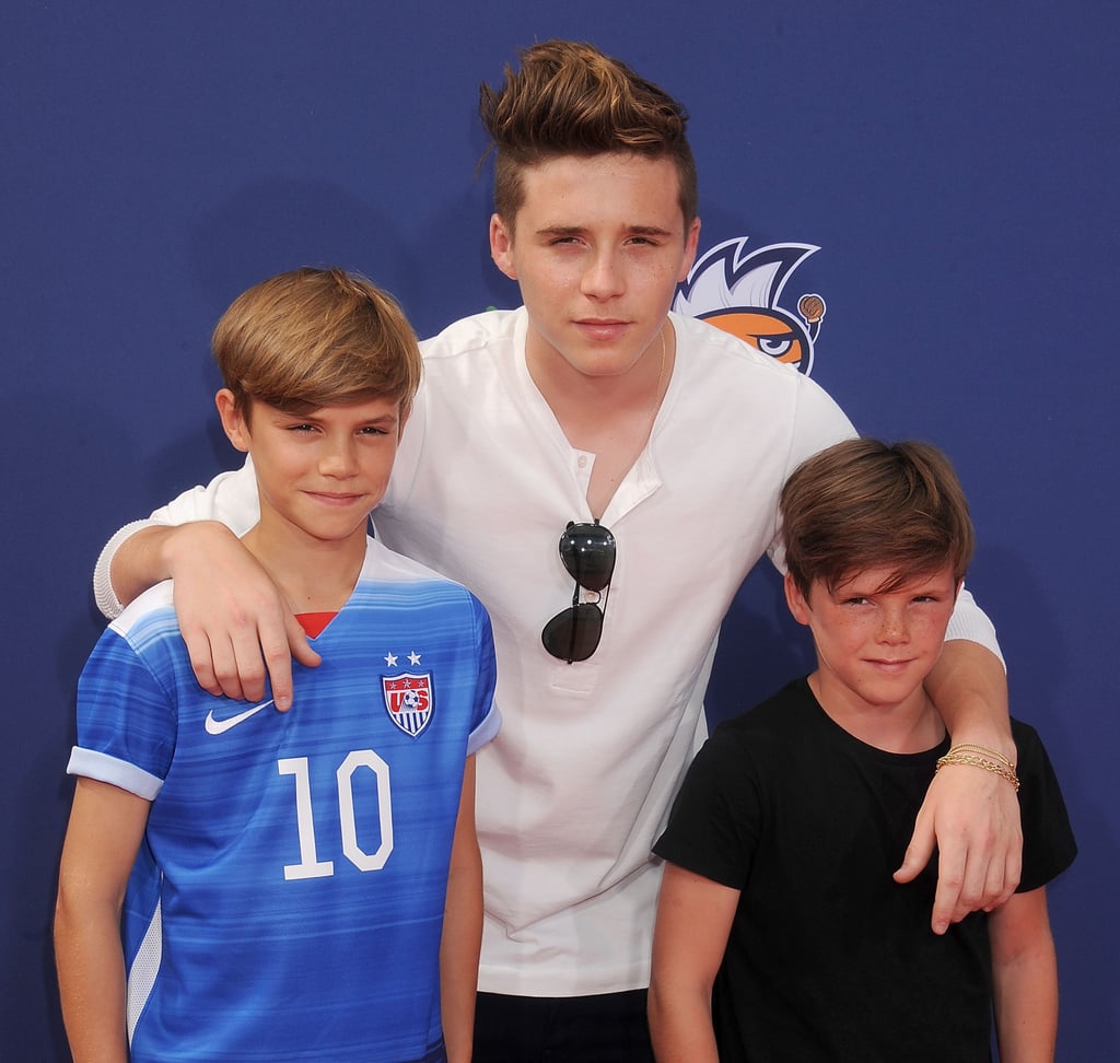 Beckham Boys at Kids' Choice Sports Awards Pictures | POPSUGAR Celebrity