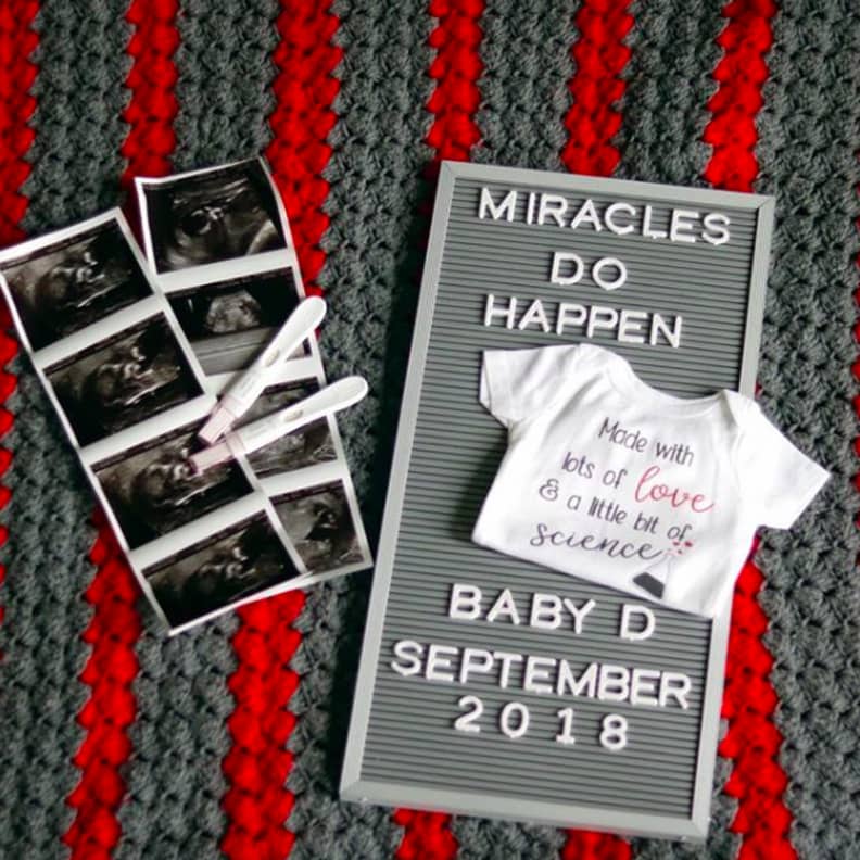 Ivf birth announcement top