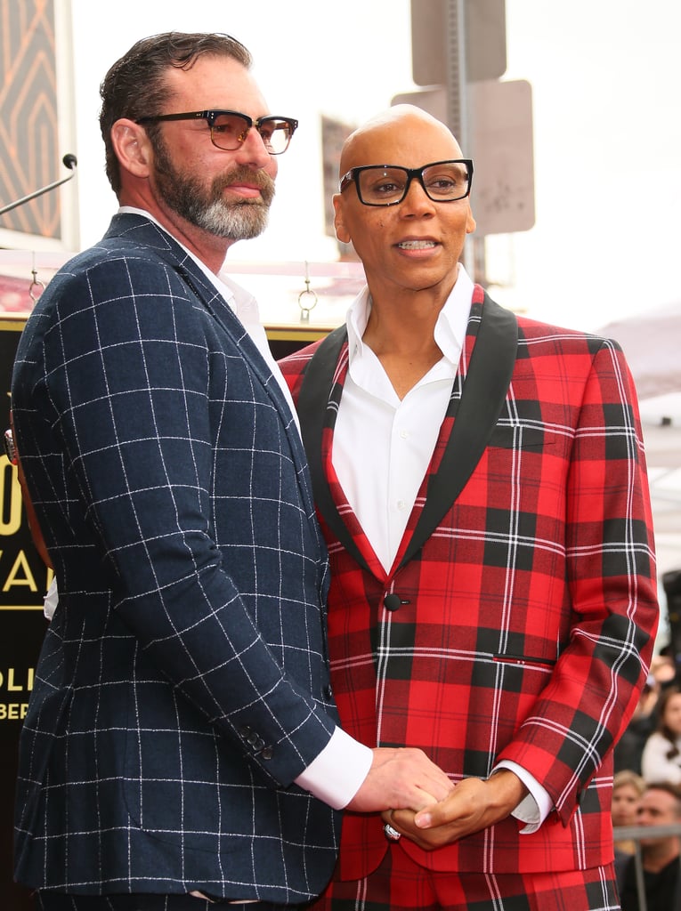 RuPaul and Husband at Hollywood Walk of Fame Ceremony 2018