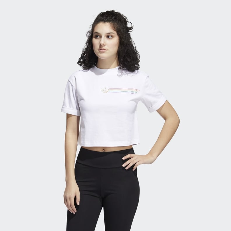 Adidas Pride Linear Cropped Tee