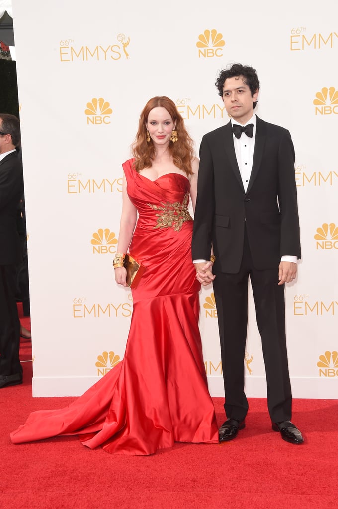 Christina Hendricks and Geoffrey Arend | Couples at the Emmy Awards ...